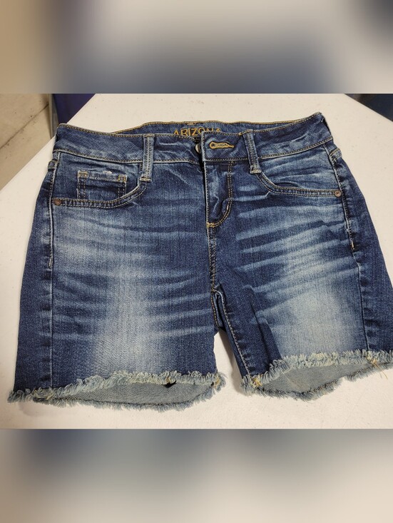 Arizona Jean Company Pants - Arizona Jean Company Distressed Medium Blue Denim Cutoff Shorts